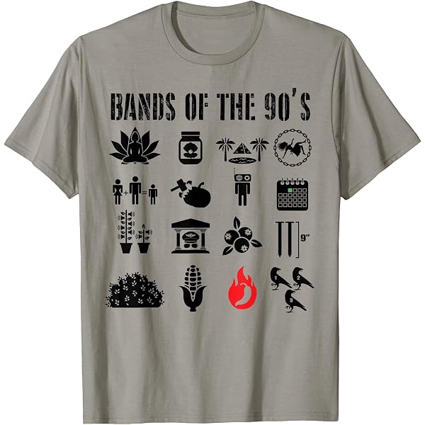 Amazon.com: Retro 1990s Bands - Music - 90s Music Lover T-Shirt